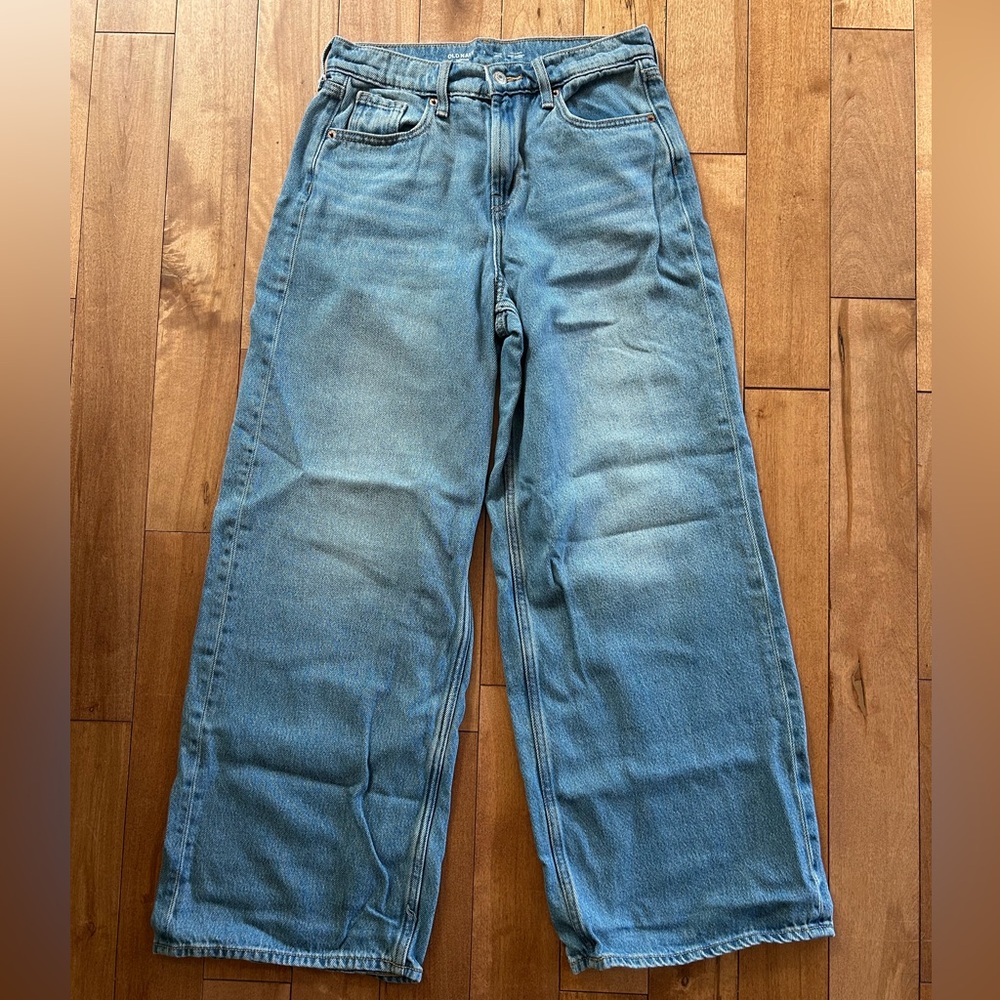 Old Navy Light Blue Wide-Leg Women's Jeans